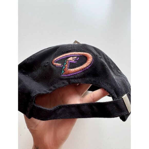 NWT Vintage 00s MLB Arizona Diamondbacks Cotton Canvas Embroidered Baseball Hat - Picture 3 of 10